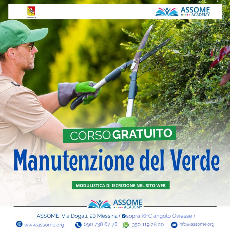 Addetto Sistemazione e Manutenzione Aree Verdi