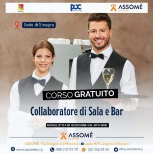 Corso Collaboratore di Sala e Bar