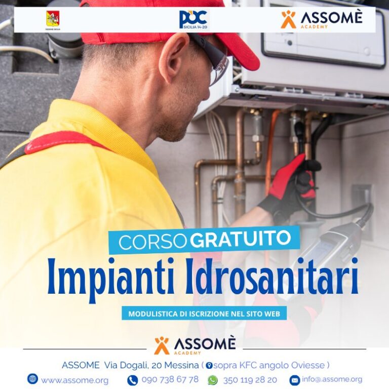 Corso Addetto Installazione Impianti Idrosanitari